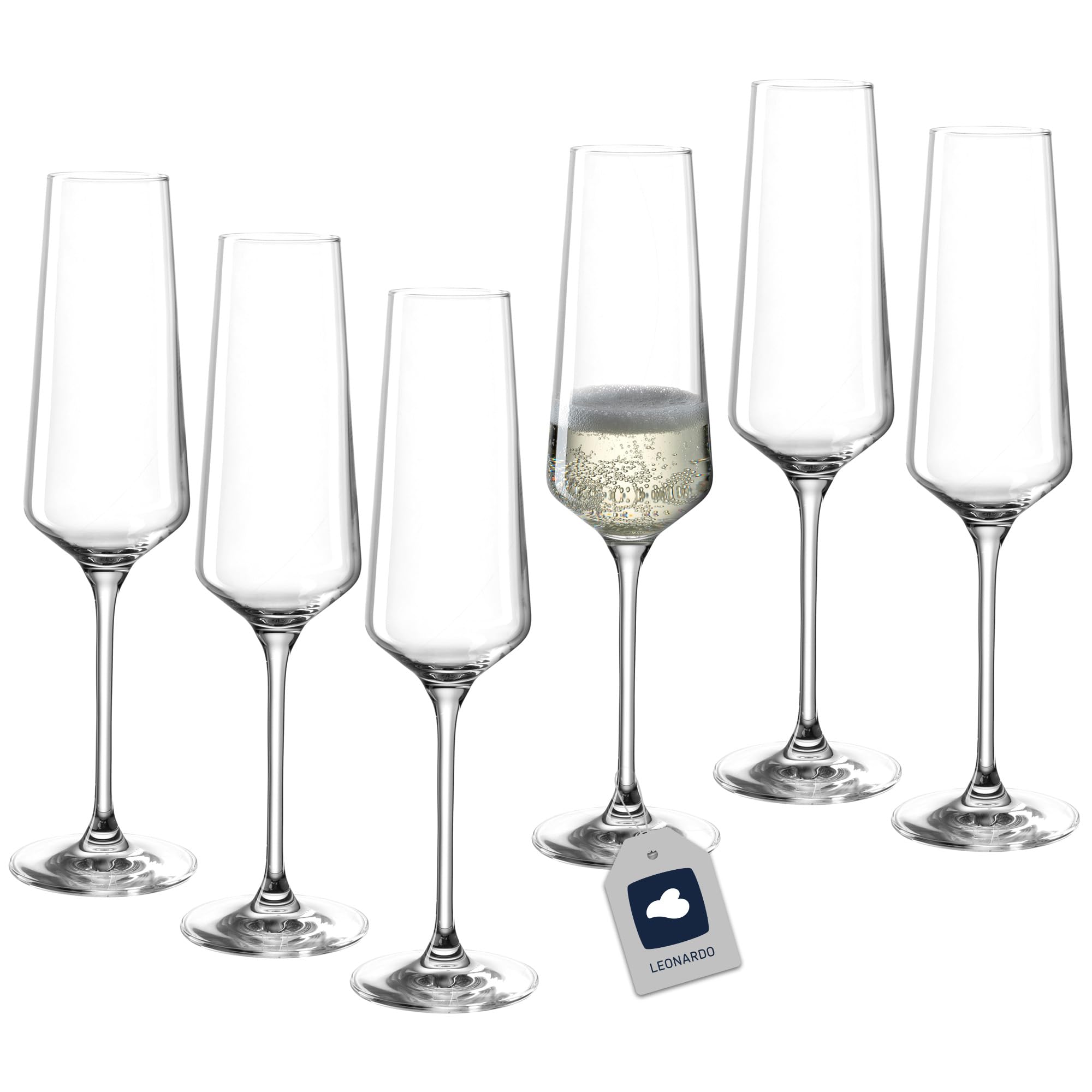 Leonardo Puccini Champagne Glass, Clear Set of 6