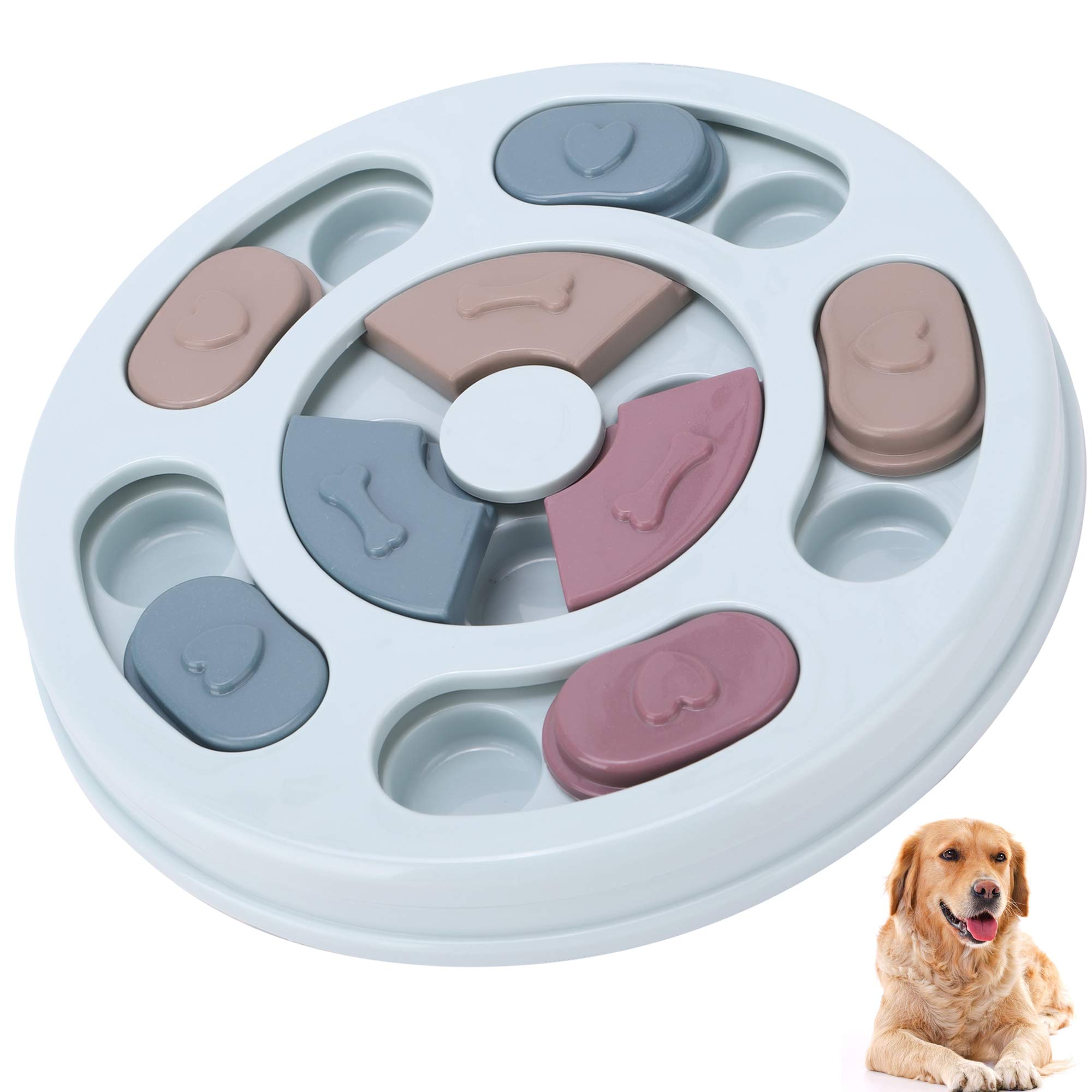 KITTAIL Dog Puzzle Toys Enrichment - Feeders Treat Dispensing Mentally Stimulating Toys for Smart Puppy Small Large Dogs