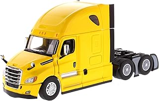 Freightliner New Cascadia Sleeper Cab Truck Tractor Yellow 1/50 Diecast Model by Diecast Masters 71031