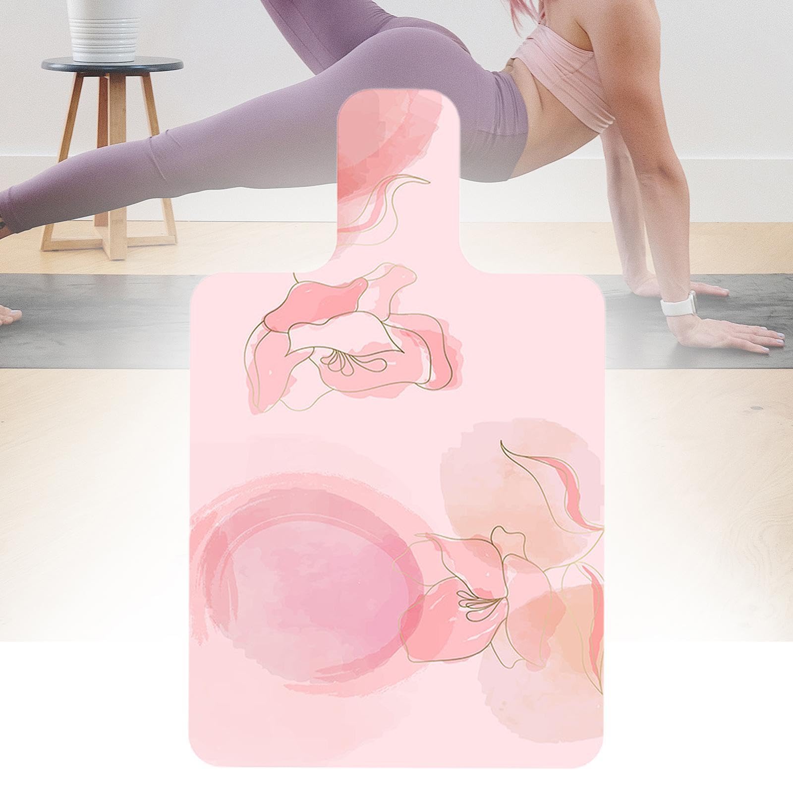 Tappetino per Pilates Reformer in Pelle Scamosciata E Gomma Antiscivolo, Morbido E Spesso, Assorbente del Sudore.