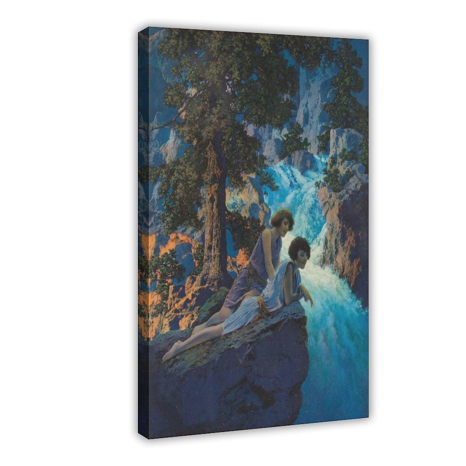 Toile cascade Maxfield Parrish pour habiller un mur vide de bureau - 8
