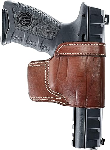 Miniatura 1 de YT HOBBY Fast Draw Fuera De La Banda De Cintura OWB Llevar Funda De Pistola De Cuero Hecho A Mano