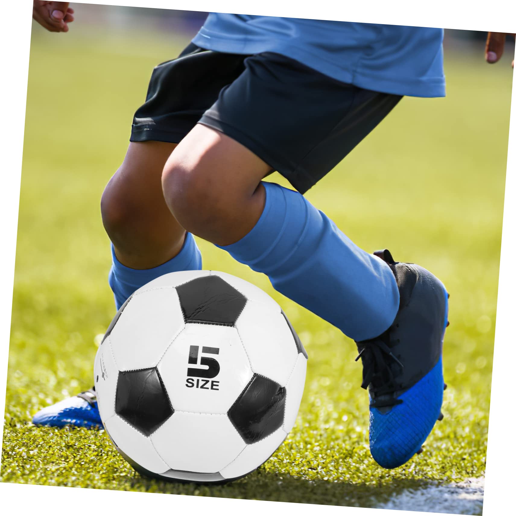 KOMBIUDA 6 Palloni da Calcio in PVC per Ragazzo Ragazza, Alta Elasticità, Resistenti all’Usura, per Allenamento e Gioco | Uso Esterno, Cucitura a Macchina, Alta Elasticità e Buona Presa per Ragazzo Ragazza
