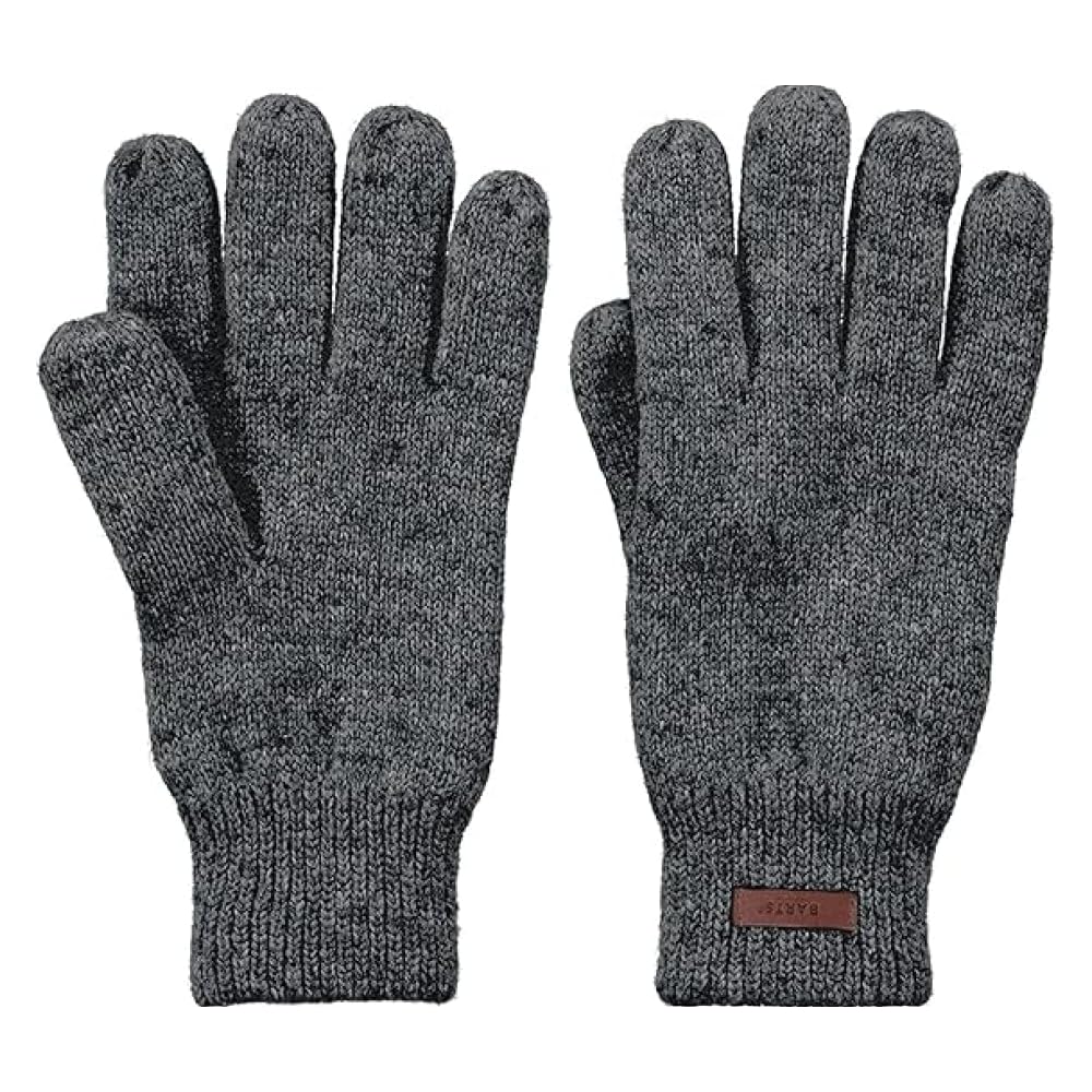 Barts Men's Anthracite Haakon Lambswool Gloves By