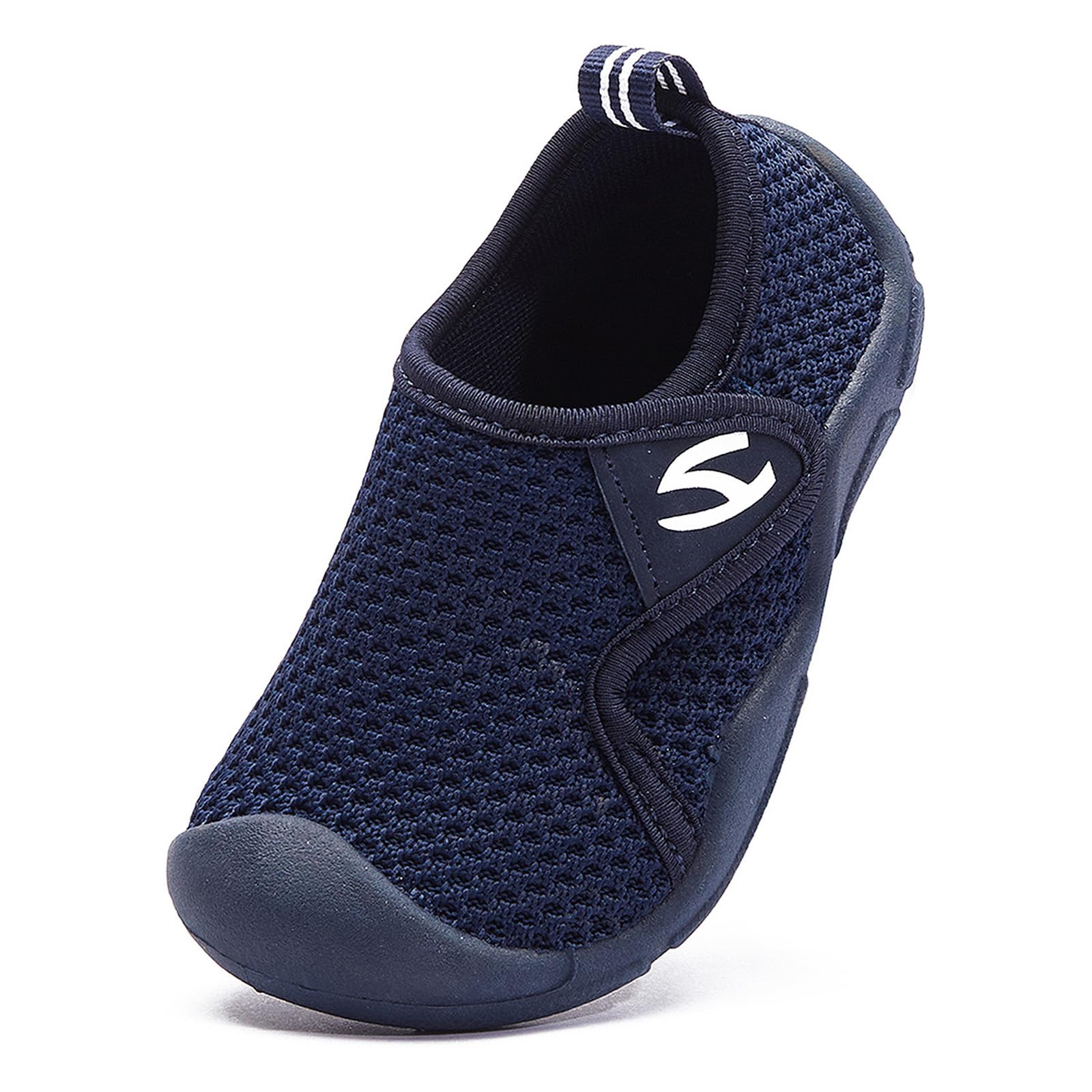 Meik Mangni Kinder Hausschuhe Mädchen Jungen rutschfest Lauflernschuhe Kleinkinder Schuhe Atmungsaktive Pantoffeln Slipper 20-30 EU