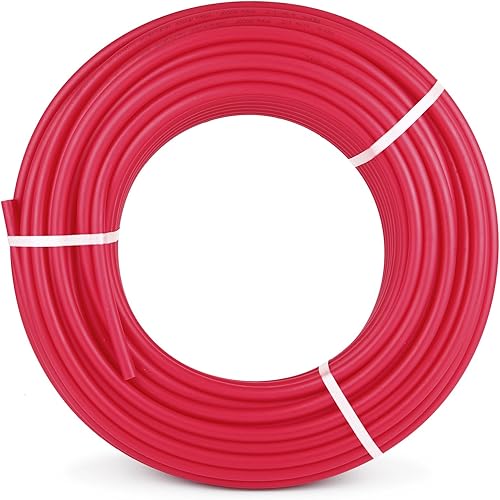 Miniatura 8 de Happybuy Tubo PEX de barrera de oxígeno, bobina de tubo de 12 pulgada x 500 pies, tubo EVOH PEX-B para calefacción radiante residencial comercial