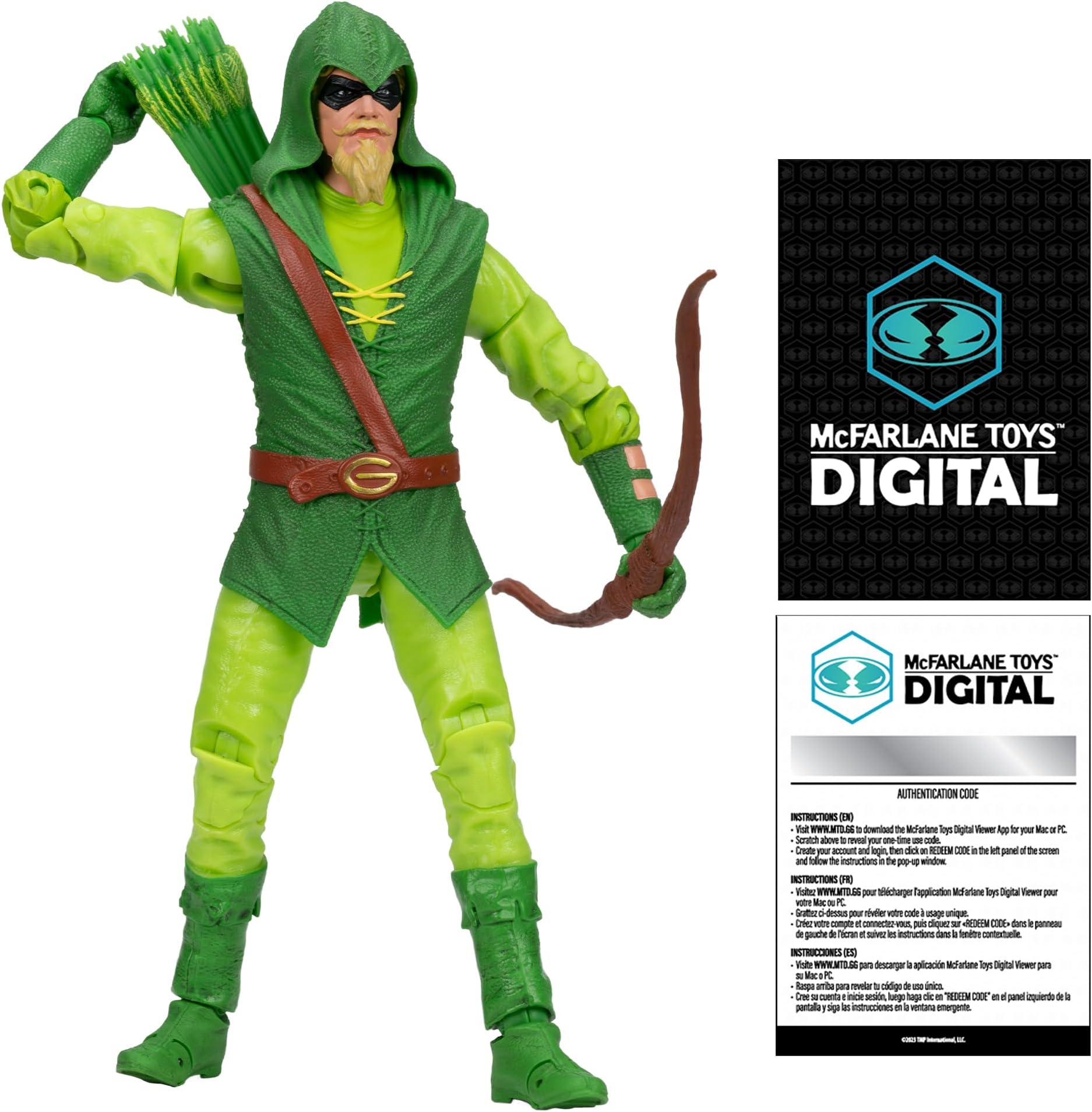 Toys DC Direct Green Arrow (Longbow Hunter) 7in Action Figure Digital Collectible