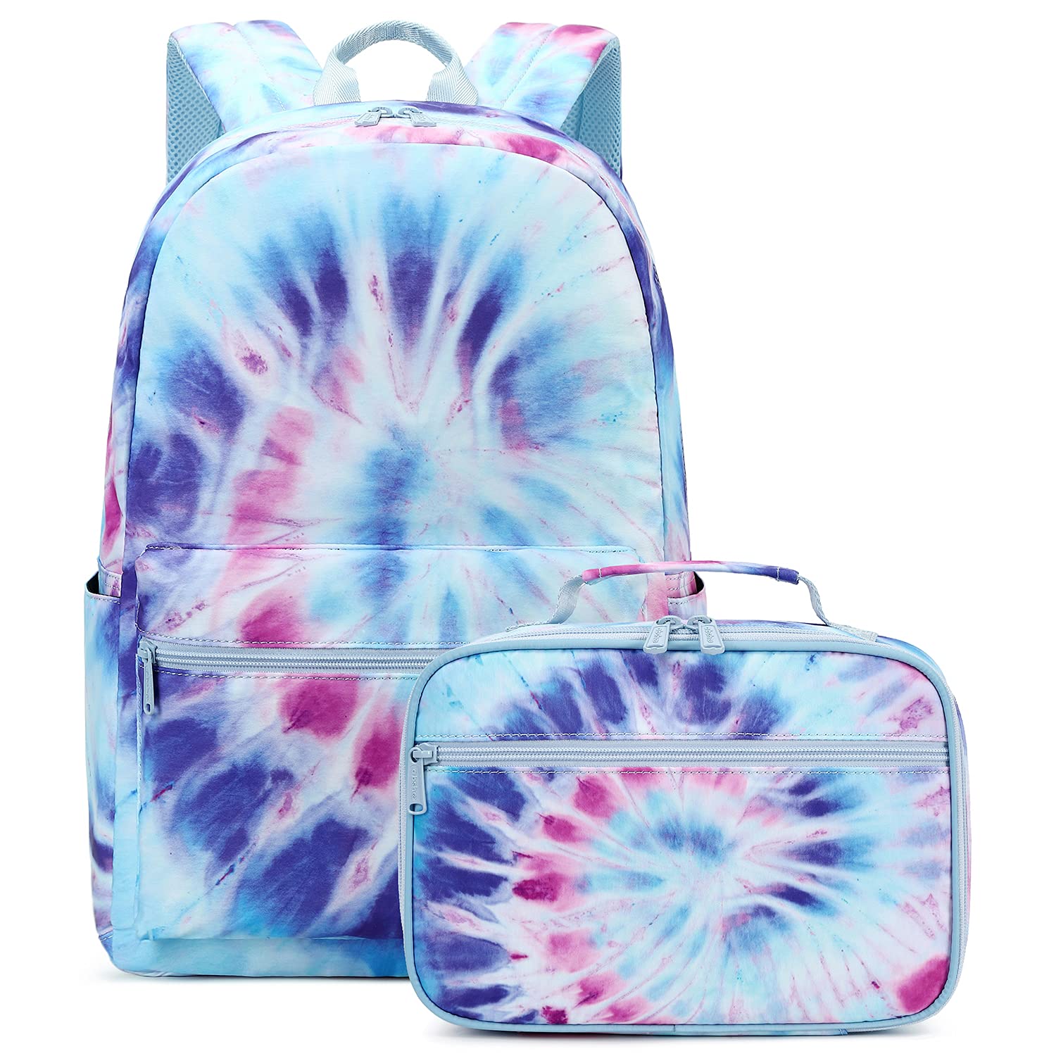 Abshoo Lightweight Tie Dye School Backpacks for Teen Girls Backpack with Lunch Bag (D Tie Dye)