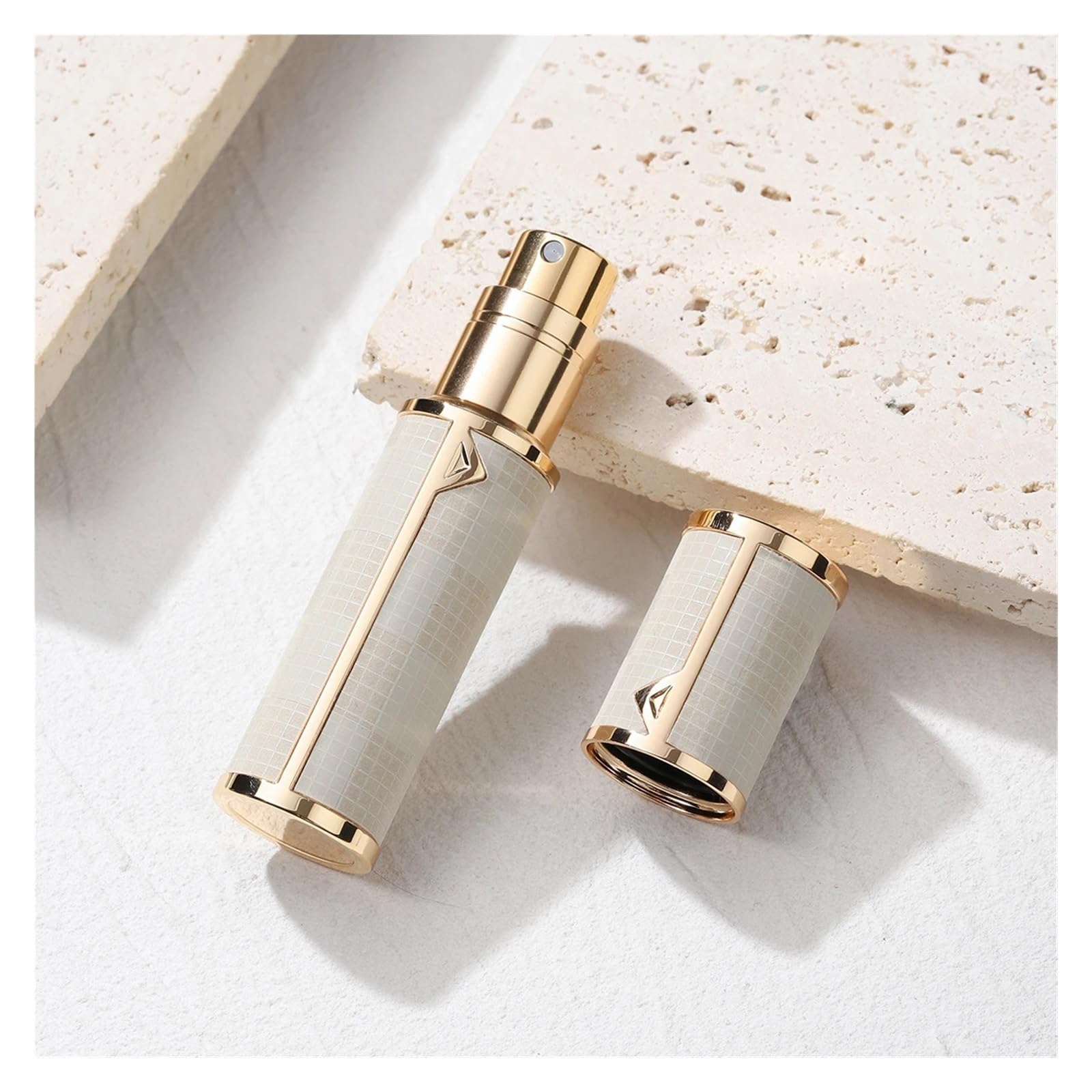 Flacone di profumo in pelle Mini flacone atomizzatore for profumo in pelle PU da 5 ml