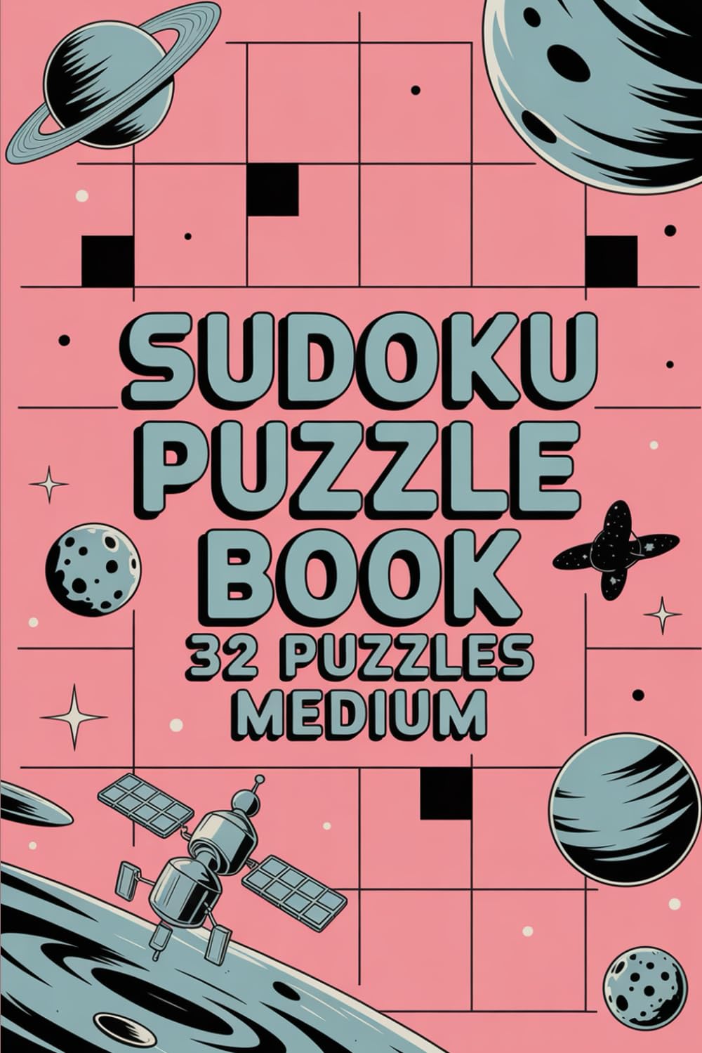 Sudoku Puzzle Book - Medium Difficulty 24 Puzzles: Fun and Challenging Puzzle for kids and Adults
