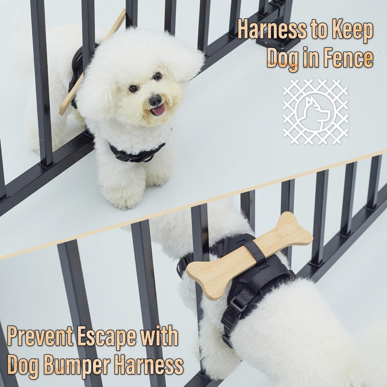 MFC Harness Wooden Bone