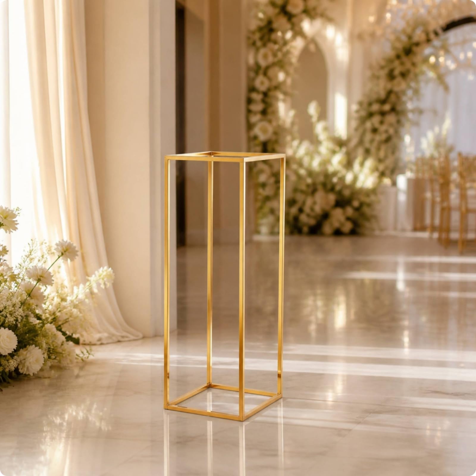 LOVIVER Supporto per Fiori Metallico, M