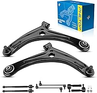 Vista 23 de PHILTOP Kit de suspensión ajustable de elevación de 1-6 pulgadas, 4 piezas de brazos de control superiores e inferiores delanteros compatibles