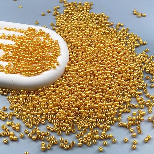 Miniatura 9 de 300 cuentas de perlas de 0.315 pulgadas con agujero, redondas, sueltas, para decoración del hogar, rellenos de jarrones, manualidades, fabricación
