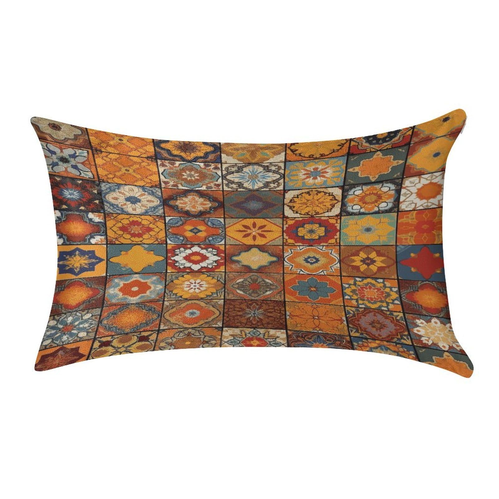 Btcowzrv Style Group Of Moroccan Geometric Pillow Cover Pillow Case Pillowcase