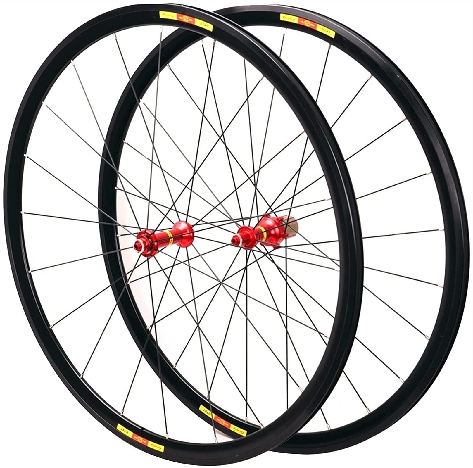 Juego Ruedas Bicicleta Carretera 700c 28 Pulgadas Llanta 30mm Freno En V Liberación Rápida para Casete 7 8 9 10 11 Velocidades Ultraligero Ruedas Bicicleta Crucero 1560g (Color : Rot, Size : 700C)