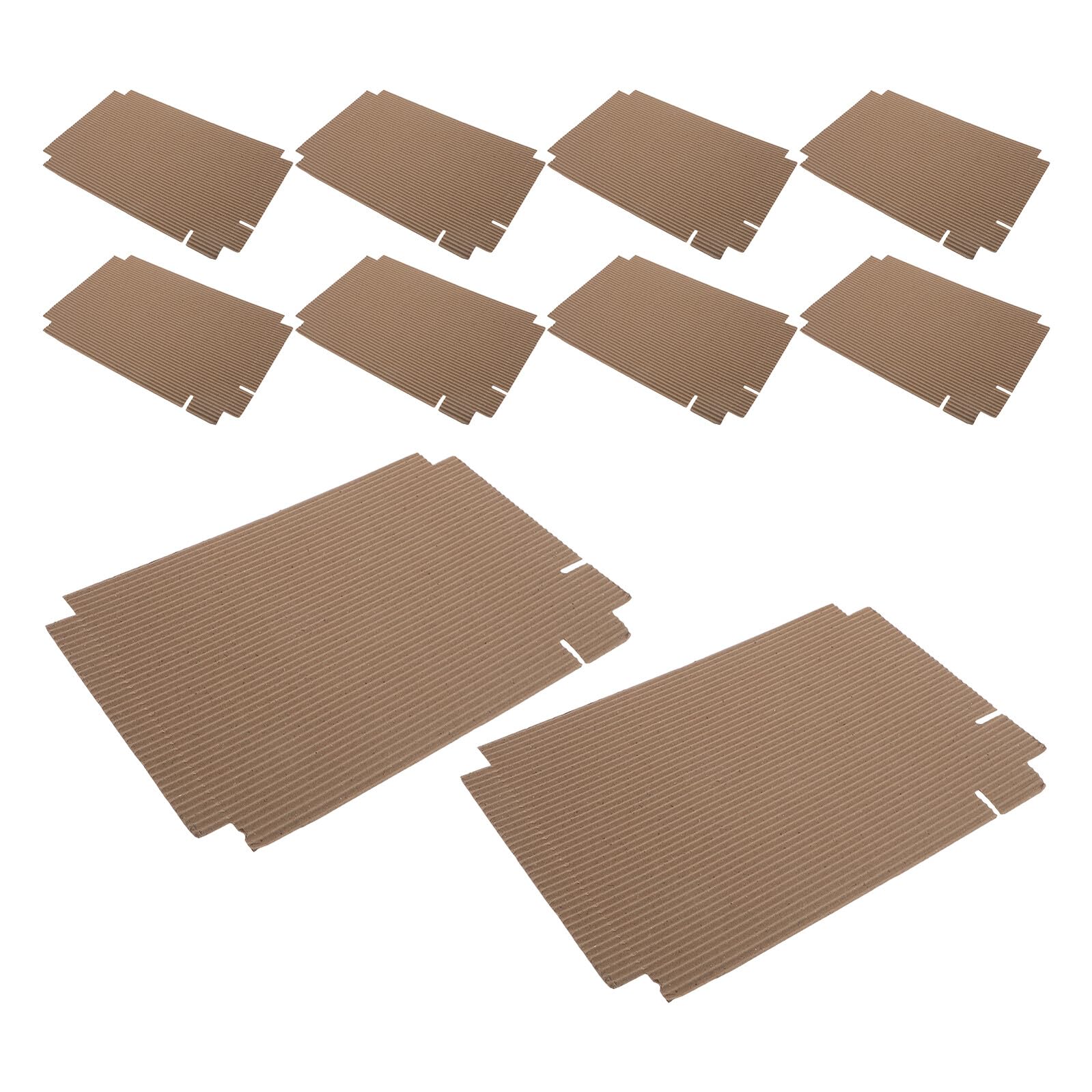 HEMOTON 100 Pezzi Rivestimento Ondulato in Carta per Terrario Rettili, Substrato Assorbente per Gabbie Lucertole Serpenti Tartarughe, Fondo Resistente per Habitat Rettili, Facile
