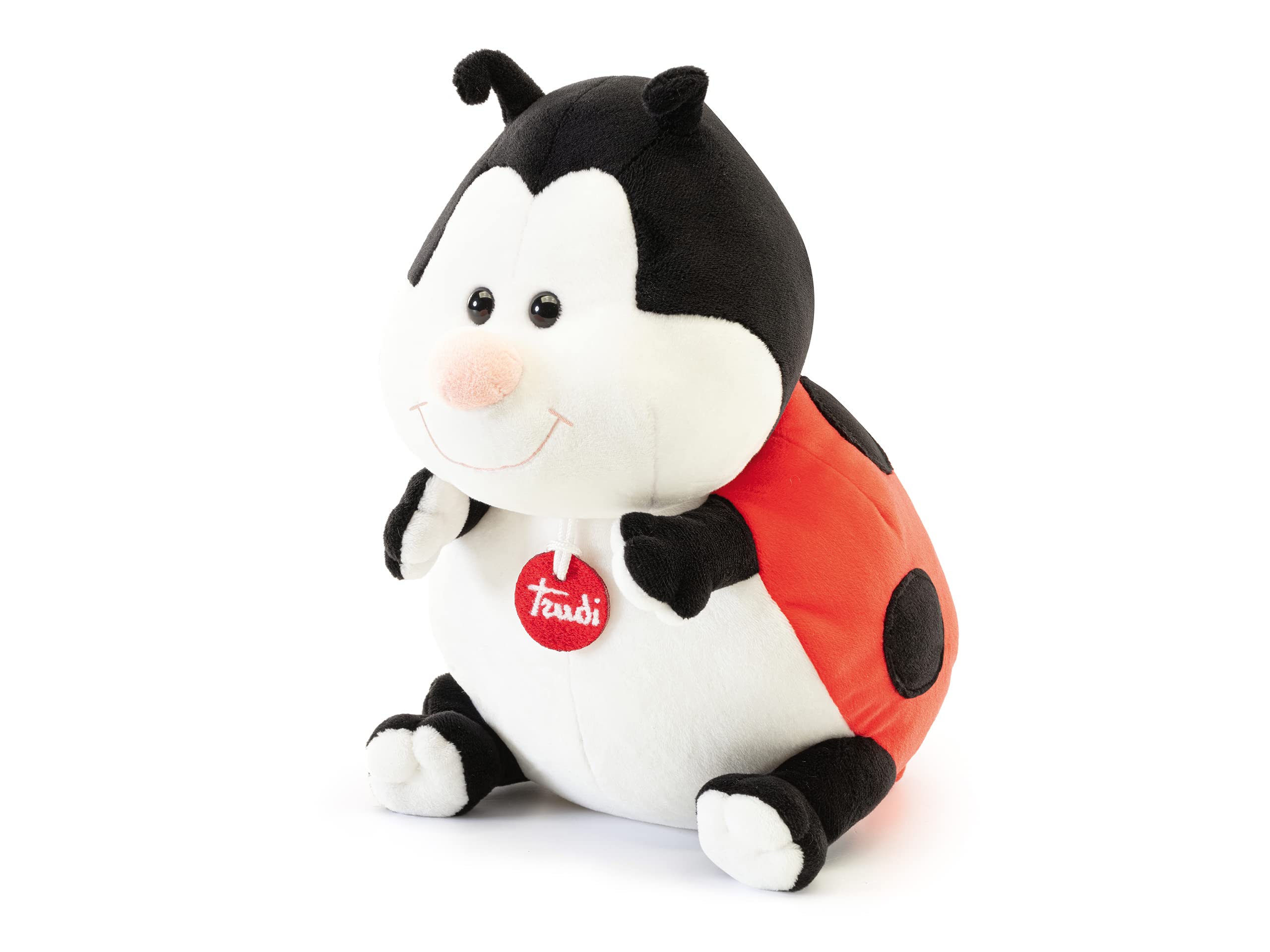 Trudi Coccinella Molly Coccinella Peluche Mascotte e animali fattoria. Regalo del compleanno e festa mamma e papà | 17x25x22cm taglia M | Animali da fattoria | modello 23561