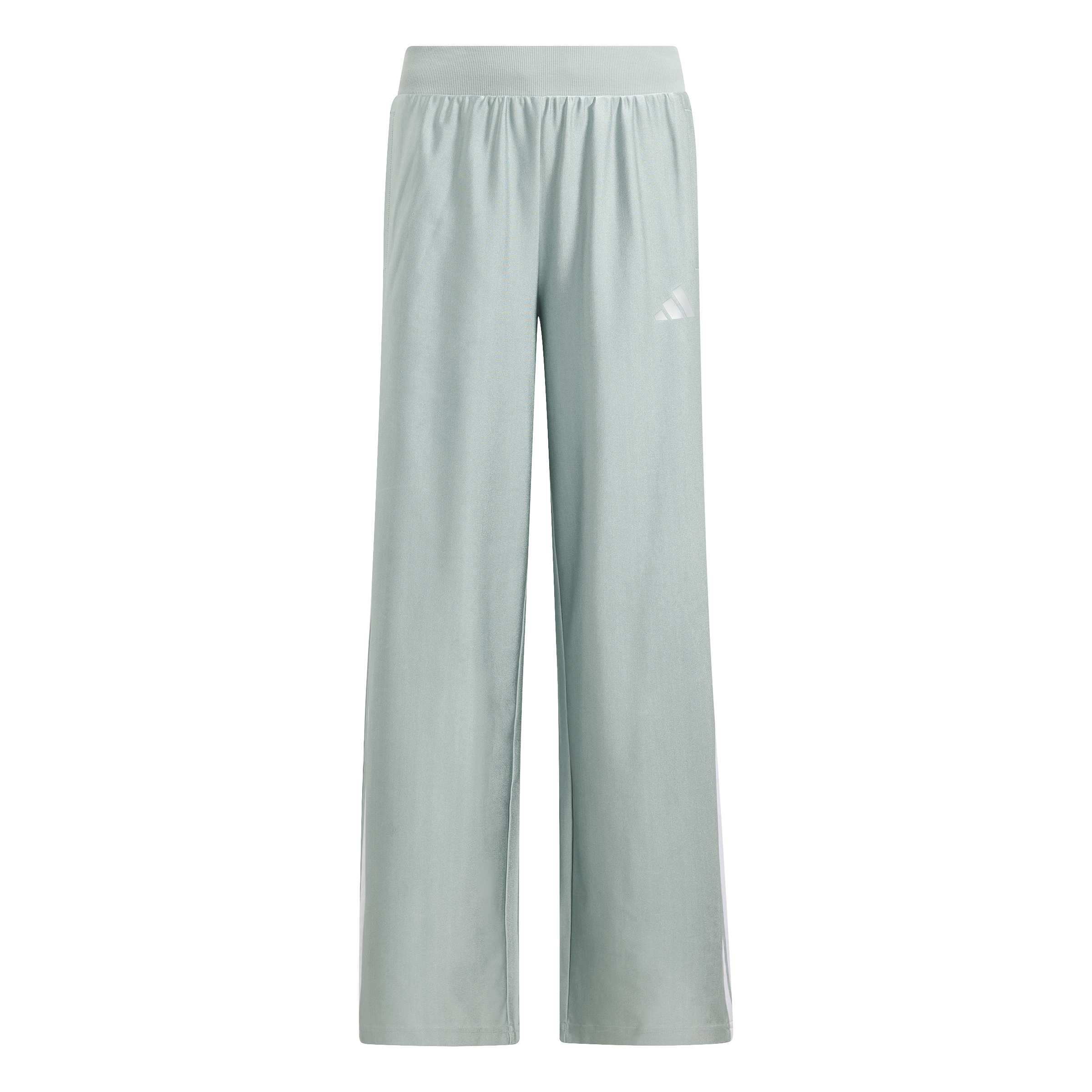 adidas Sportswear Junior Girls Seasonals Glam Wide Leg Pants, Wosa/Silvmt, Size 7-8 Years