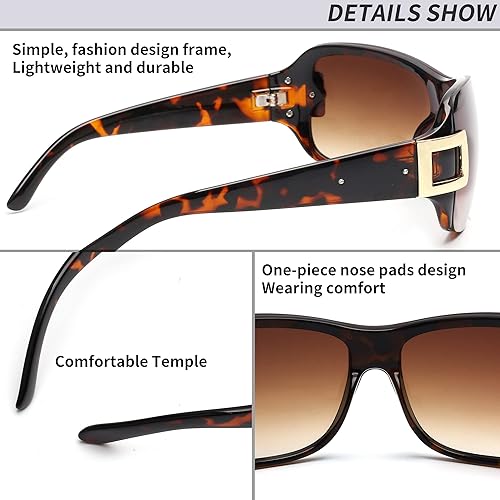 Miniatura 4 de JM Gafas de sol Y2K sin montura para mujeres y hombres de gran tamaño a la moda con escudo envolvente