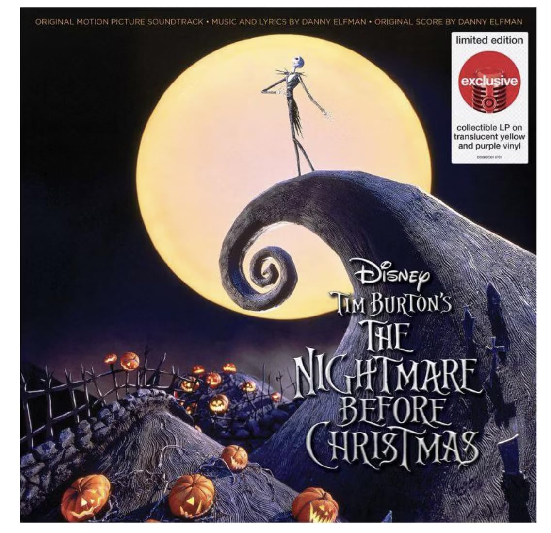 Tim Burton's The Nightmare Before Christmas Exclusive yellow & purple