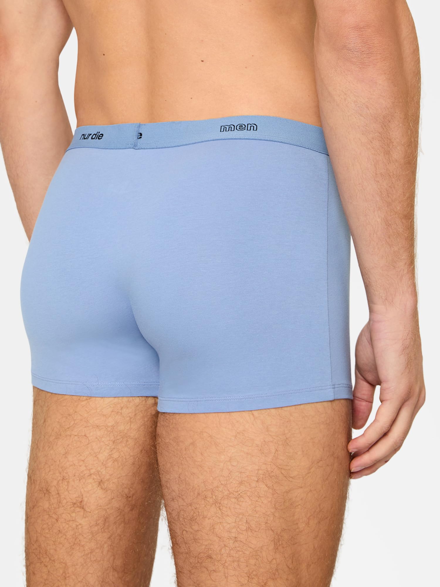 Nur Die Bokserki (szorty) Mężczyźni 5er Pack Boxer Gots Organic Cotton Enge Boxershorts Aus Bio-baumwolle Unterhosen