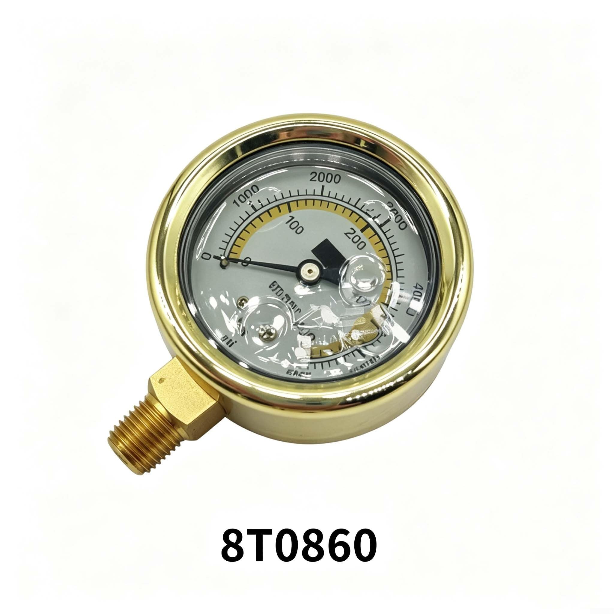 Manometro idraulico 0-400 Antivari 5800 PSI vibrazione resistente metallo