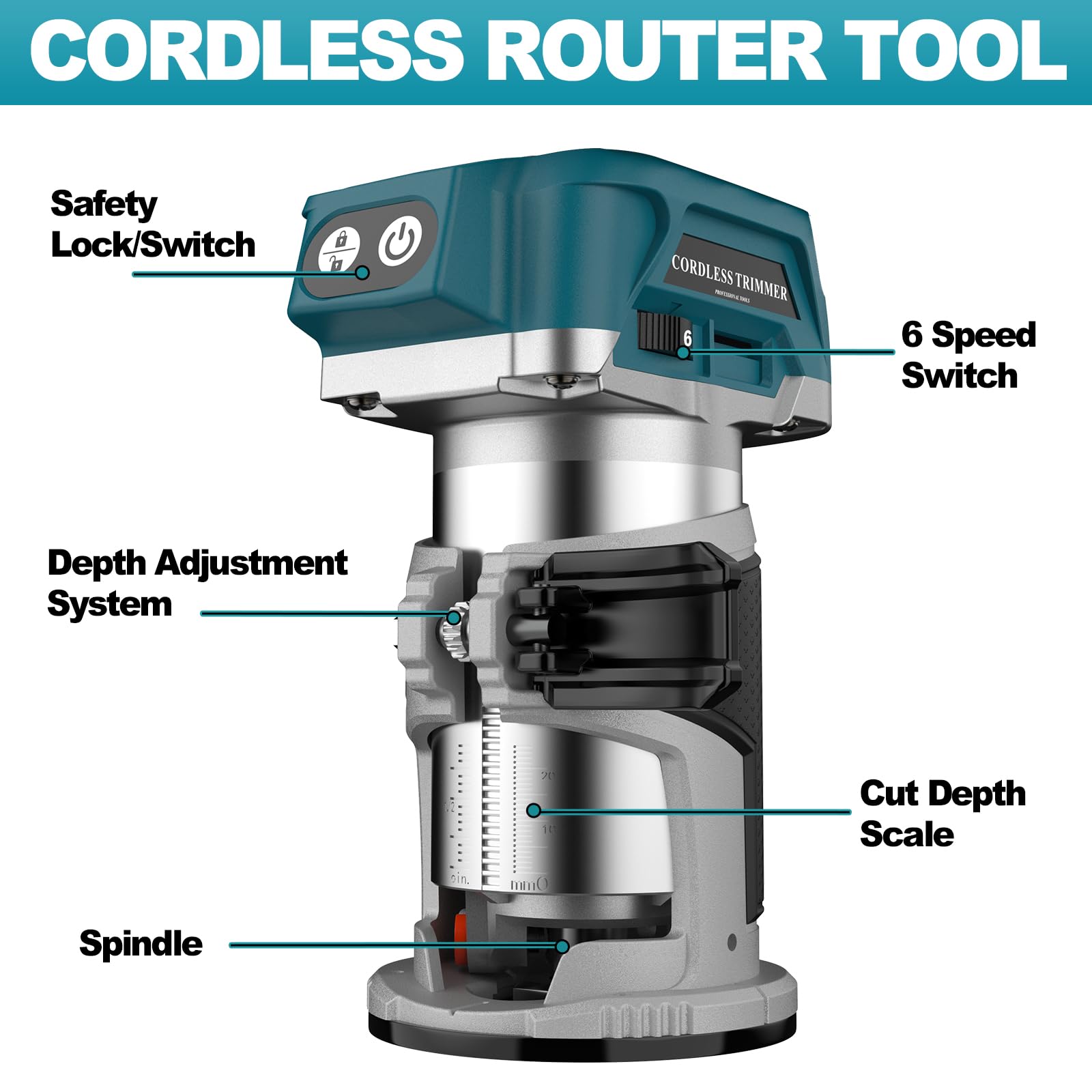 Laminate Trimmer Makita Trim Router 18v Trim Router Makita 18v