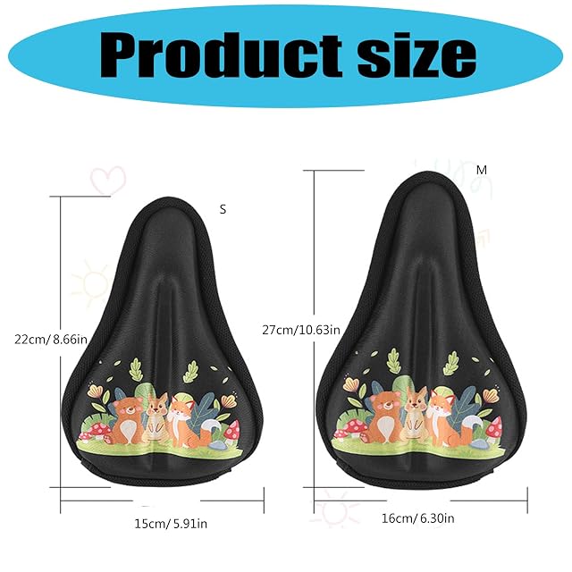 Foto 7 de 8 de Zeizafa Fundas de cojín para asientos de bicicletas para niños