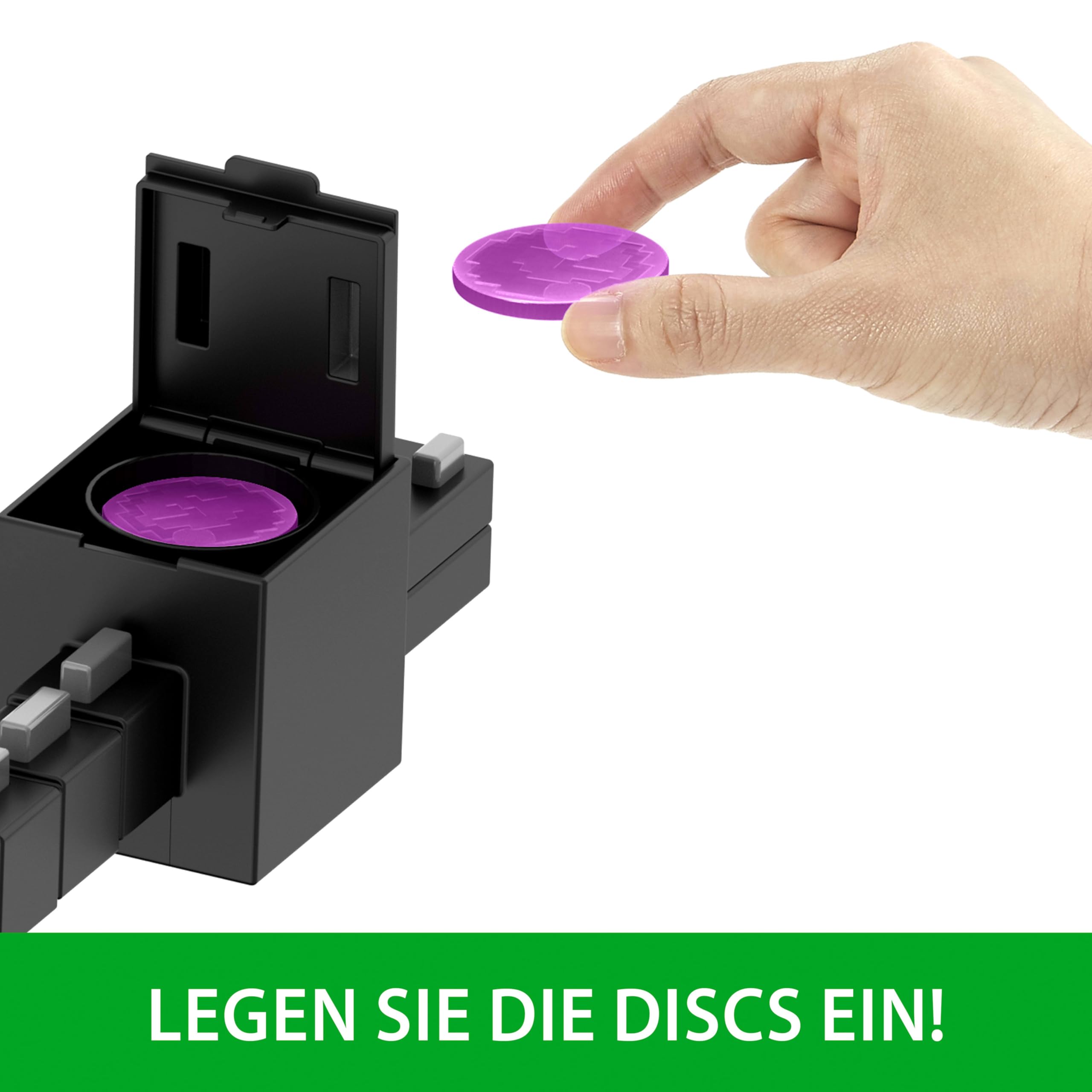 Mattel Minecraft Drachenatem Enderdrache-Actionfigur mit 10 Scheiben, riesiges Spielzeug mit ca. 55 cm Länge und ca. 51 cm Flügelspannweite, mit beweglichen Flügeln und Starter, JKC13 | 10 Scheiben, riesiges Spielzeug mit 54,9 cm Länge, 50,8 cm Spannweite