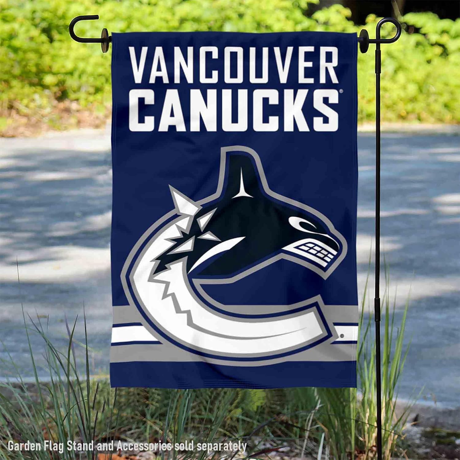 Vancouver Canucks Double Sided Garden Flag - Image 2