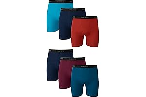 Gifts for Men: Ultra-Comfortable Boxer Briefs with Breathable Cotton and Flexible Waistband
