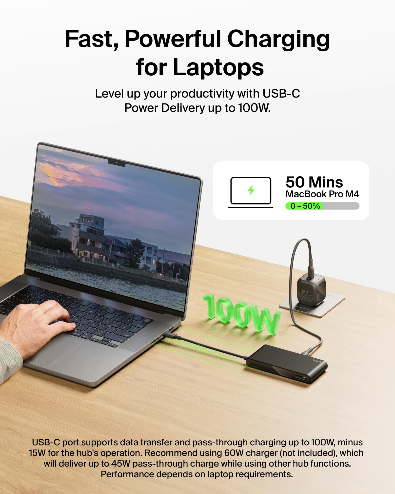 Amazon | Belkin USB-C ハブ 8ポート 4K HDMI 100W PD Neo MacBook