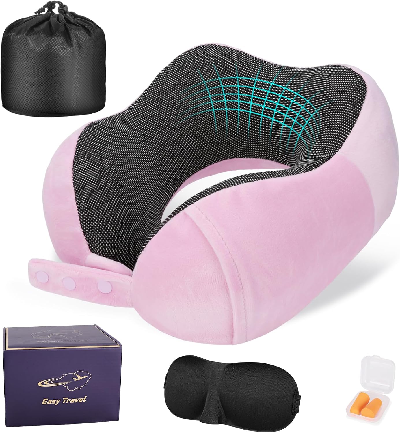 Amazon.com: Cirorld Neck Pillow for Traveling, Travel Pillows for ...