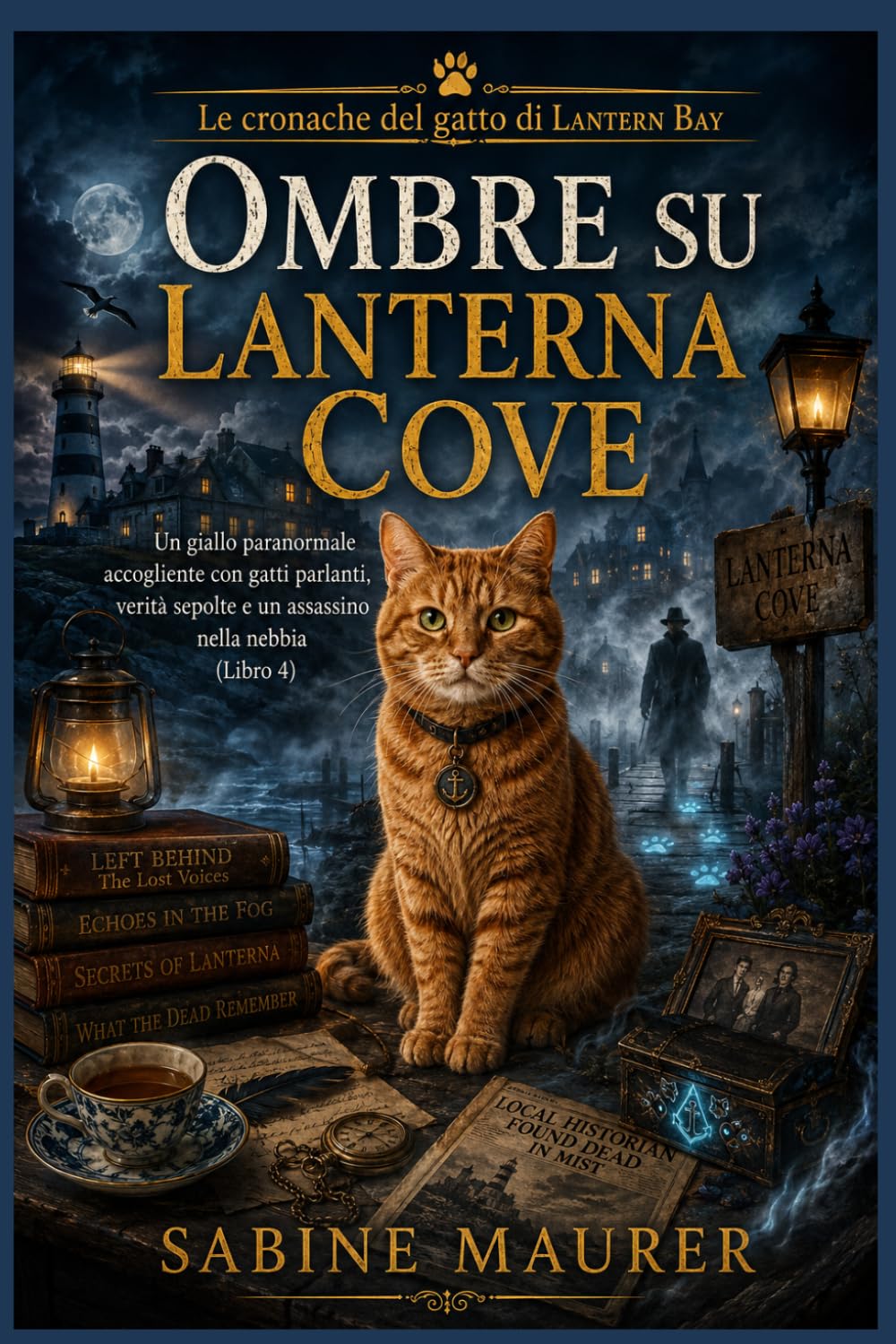 Ombre su Lanterna Cove: Un giallo paranormale accogliente con gatti parlanti, verità sepolte e un assassino nella nebbia (Libro 4) (Le cronache del gatto di Lantern Bay)
