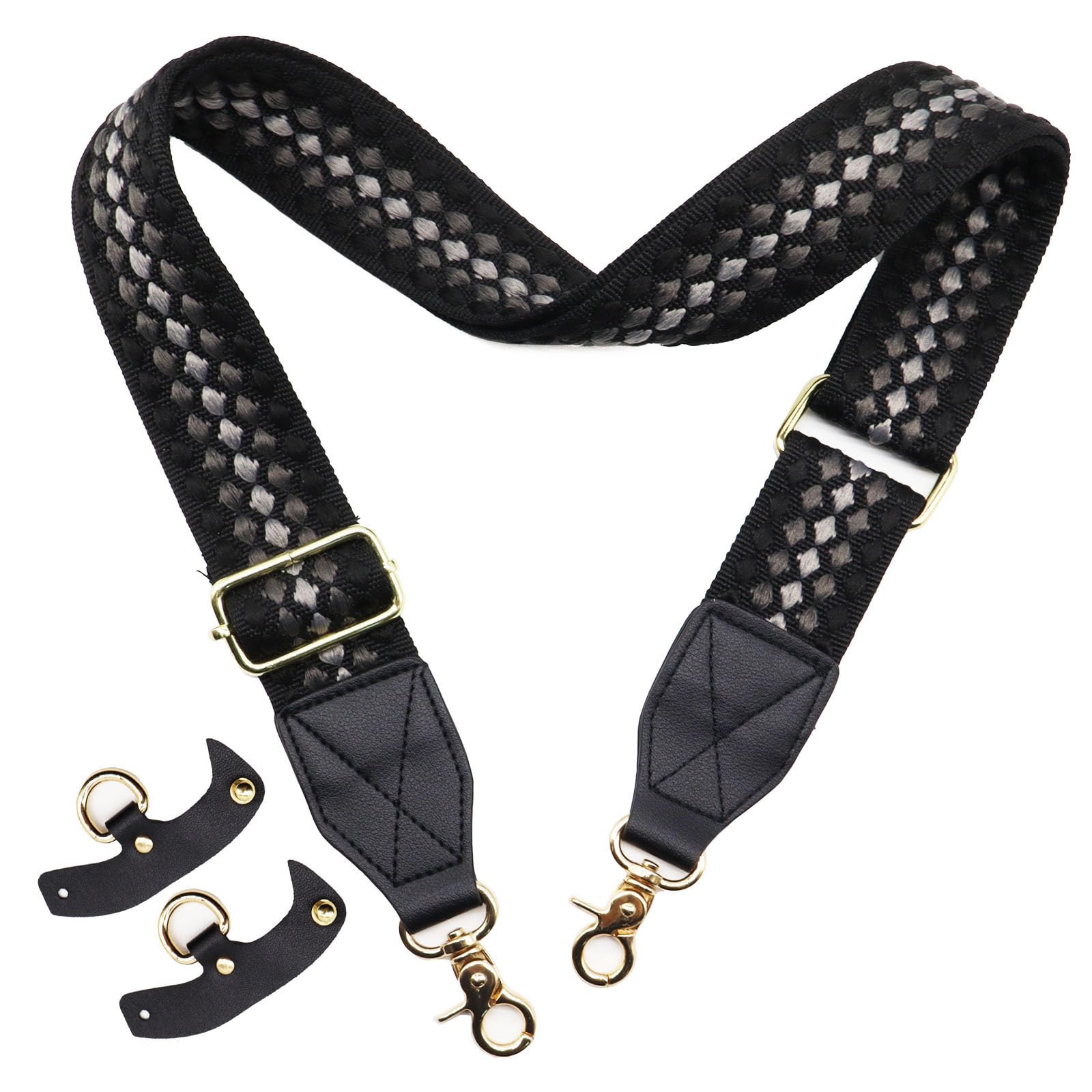 LEMEDE Purse Strap Replacement Crossbody 1.5" Wide Shoulder Strap Adjustable Straps Handbag Strap Replacement Belts