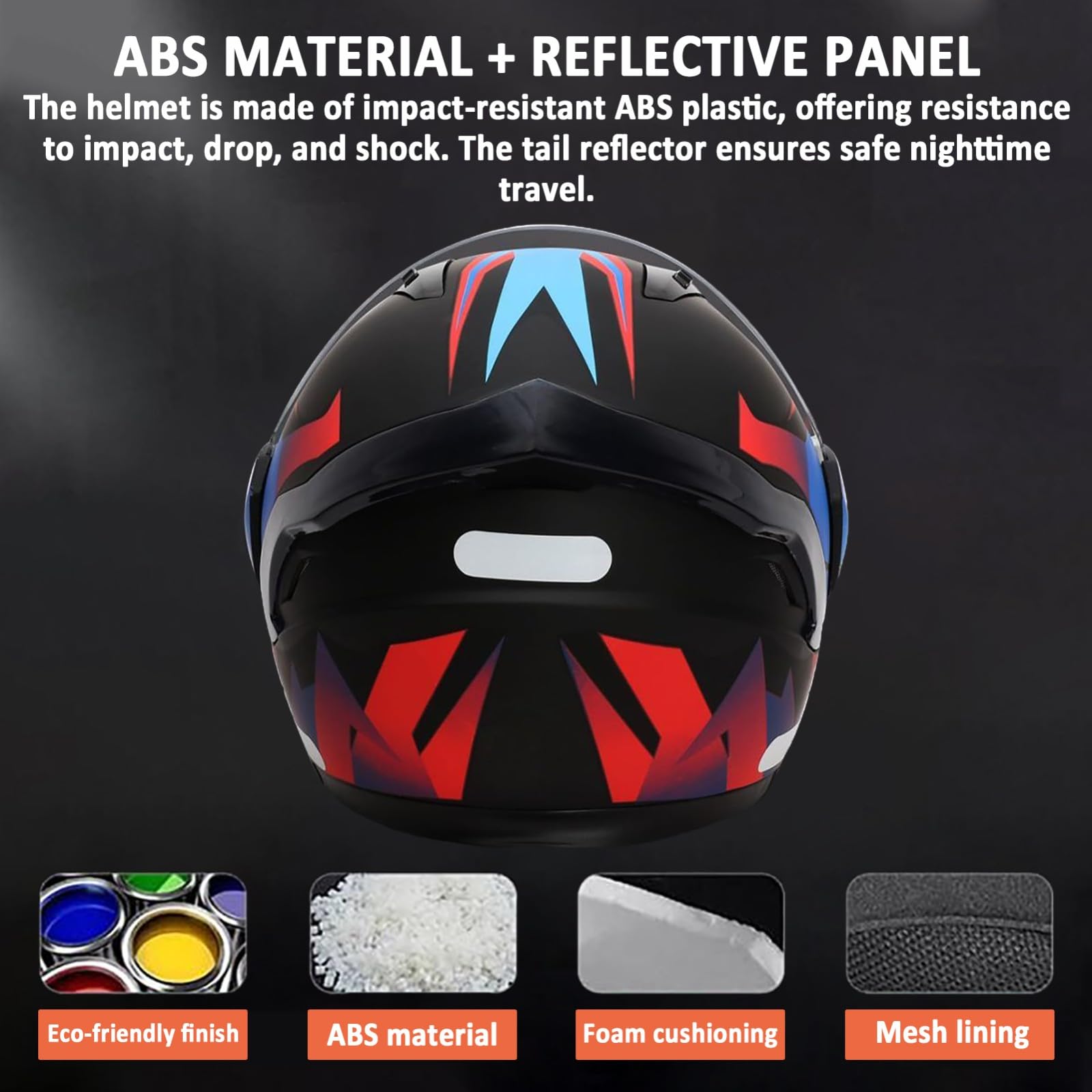 Kask integralny z ochroną przeciwsłoneczną ECE 22.06 zatwierdzony składany modułowy kask motocyklowy unisex kask motocrossowy