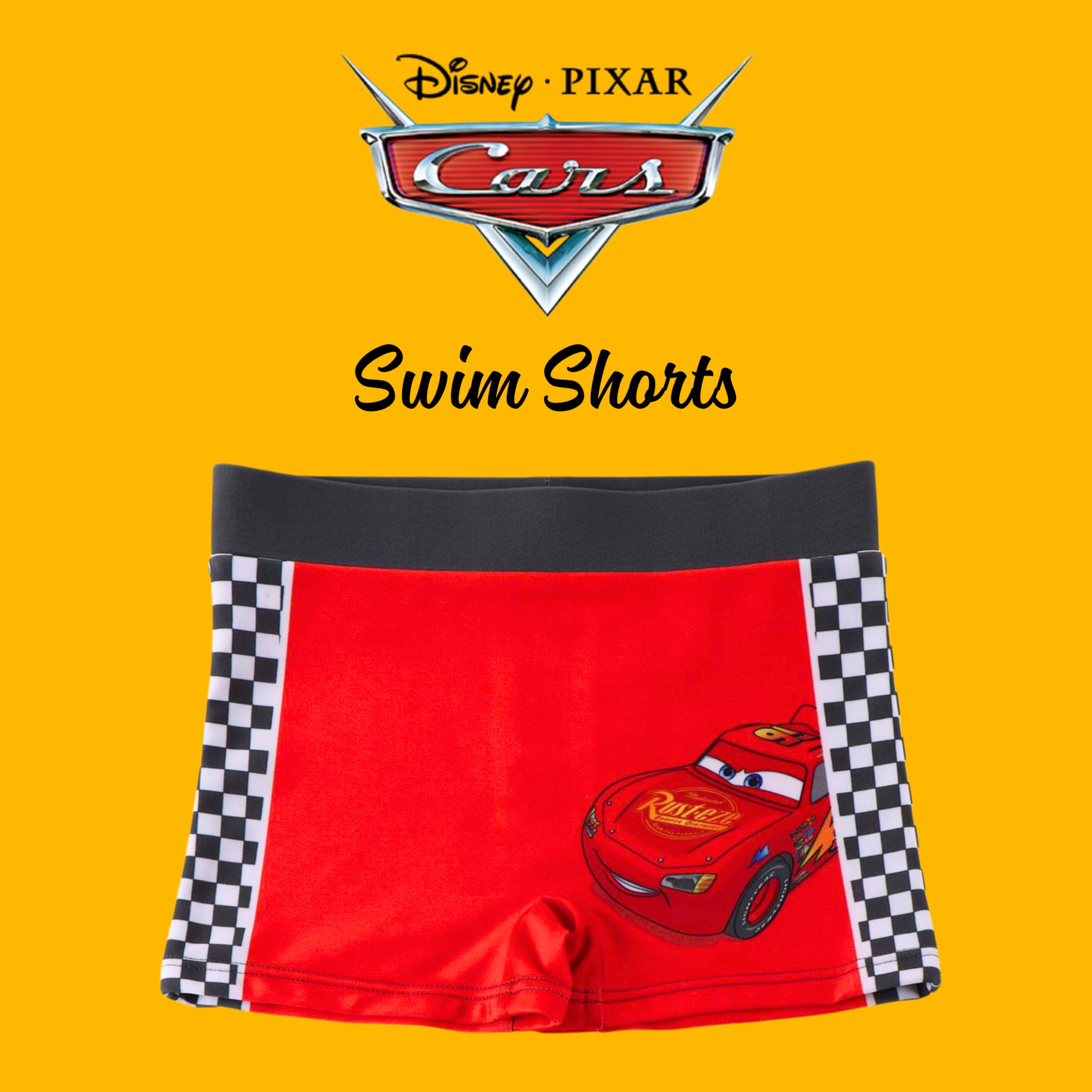 Disney Pixar Cars Bañador para Niño, Shorts Baño Boxer, Bañador de Natación Infantil, Tallas 3 a 8 Años — view 2
