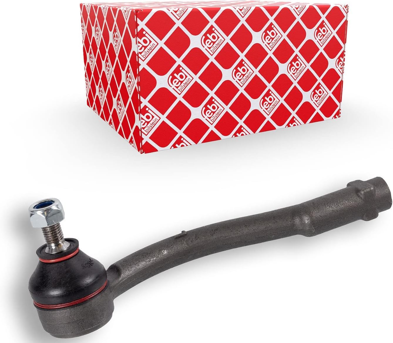 febi bilstein 30090 tie rod end with lock nut (front axle left) - Pack of 1