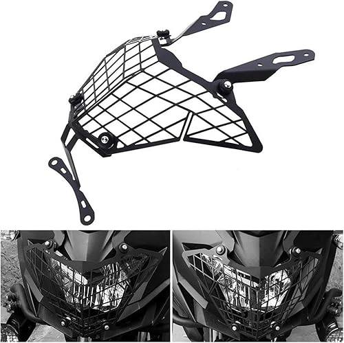 Miniatura 7 de Headlight Grill Guard for K&awasaki for V&ersys 300X X-300 X300 2015 2016 2017 2018 2019 Headlight Protection Cover Mesh Grille Guard Motorcycle