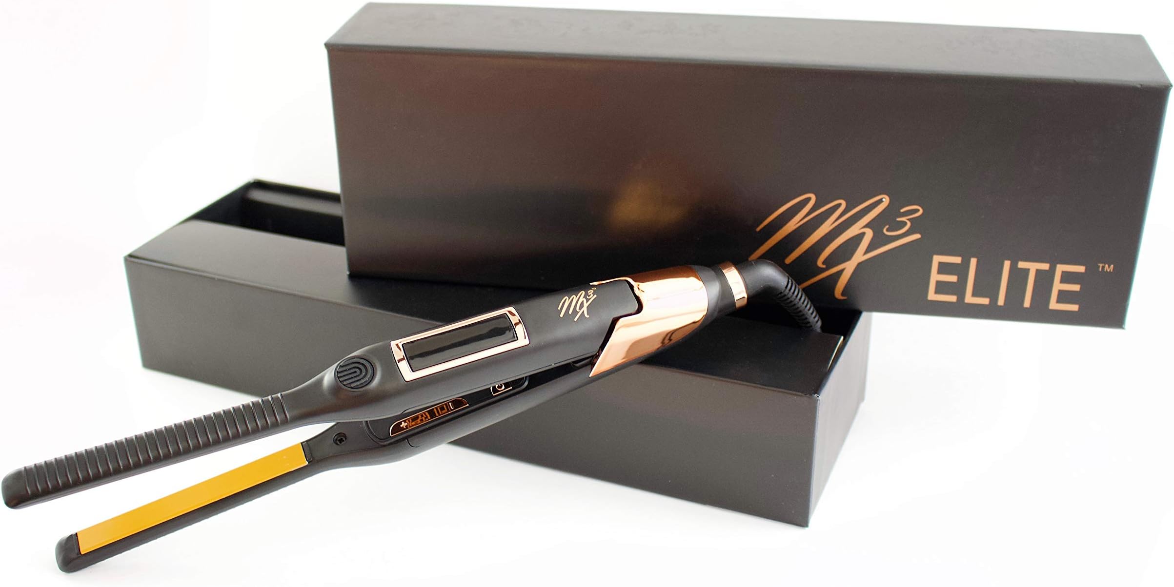 MX3 Elite Professional Titanium Ceramic ½-inch Flat Iron in Rose-gold