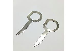 2 Pcs Professional Break Proof Car Radio Removal Tool Keys