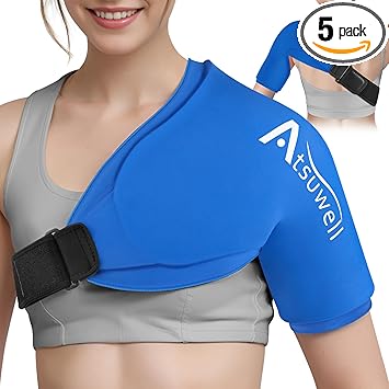 Review Atsuwell Shoulder Ice Pack Wrap, Shoulder Ice Pack Rotator Cuff Cold Therapy, Gel Ice Pack Shoulder Compression Sleeve for Women Men, Shoulder Cold Pack Sleeve for Relaxation Review Atsuwell Shoulder Ice Pack Wrap, Shoulder Ice Pack Rotator Cuff Cold Therapy, Gel Ice Pack Shoulder Compression Sleeve for Women Men, Shoulder Cold Pack Sleeve for Relaxation