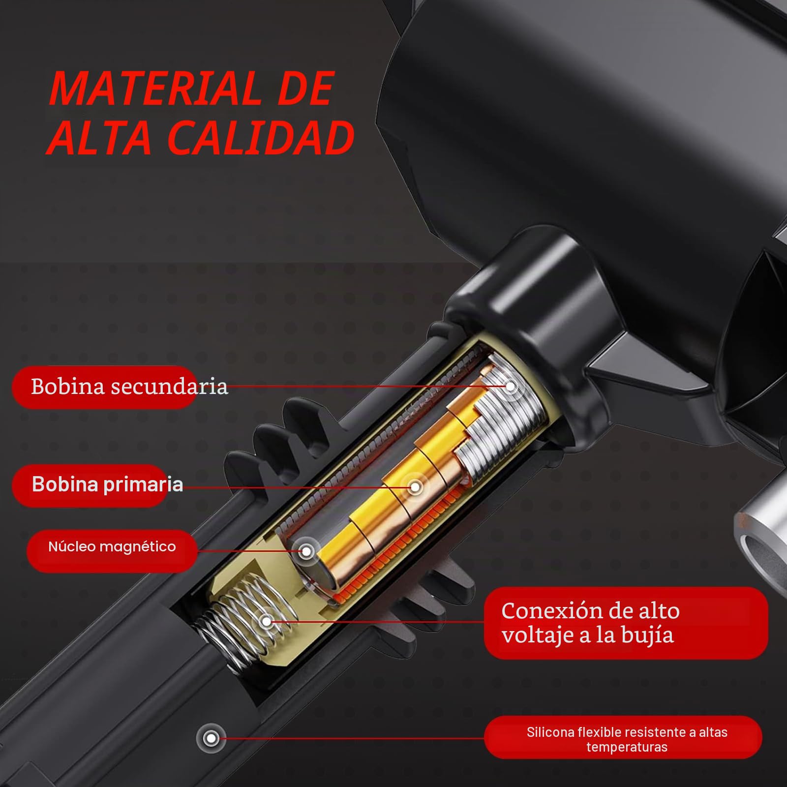 Bobina de encendido de repuesto para OP-EL Adam Vauxhal-l Astra J Ampera Corsa D 1.2 1.4 Accesorios de coche # 1208096 25195107 25198623 1208092 55573735