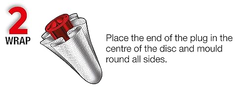 Miniatura 4 de (50 Discos): fijación rápida de anclajes de pared. Ideal para accesorios de pared sueltos como rieles de cortina, portarrollos de inodoro. Ideal