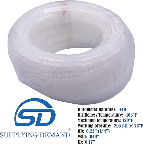 Miniatura 4 de Supplying Demand Tubería de línea de agua para máquina de hielo para refrigerador IMT14100, diámetro exterior de 14 pulgadas x 100 pies