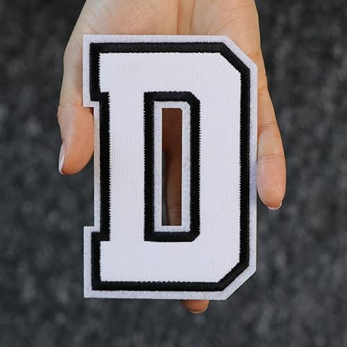 Miniatura 292 de Parches de letras termo-adhesivas de alta calidad – Lindas letras para ropa – Parche universitario para ropa – Letras bordadas de 4 1/2 parches