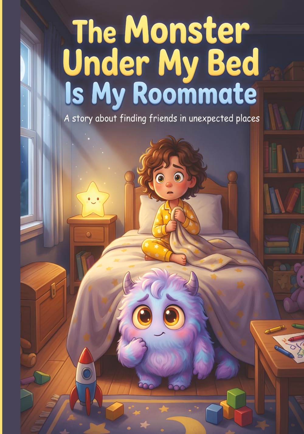 The Monster Under My Bed Is My Roommate. A Story about finding friends in unexpected places.