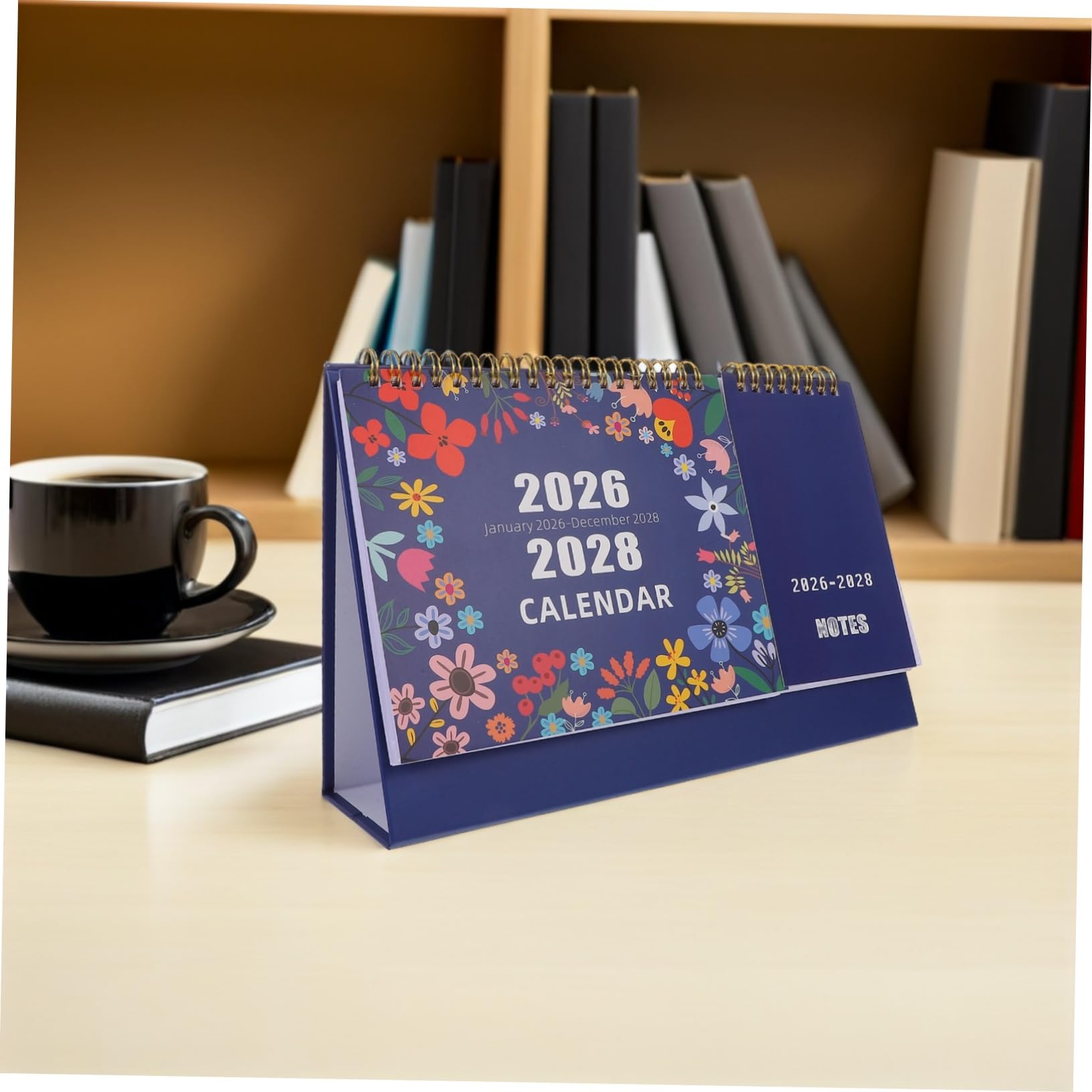 NUOBESTY 2 Piezas Calendario de Escritorio Planificador Diario y Mensual para Oficina Estudio Diseño Elegante y Versátil