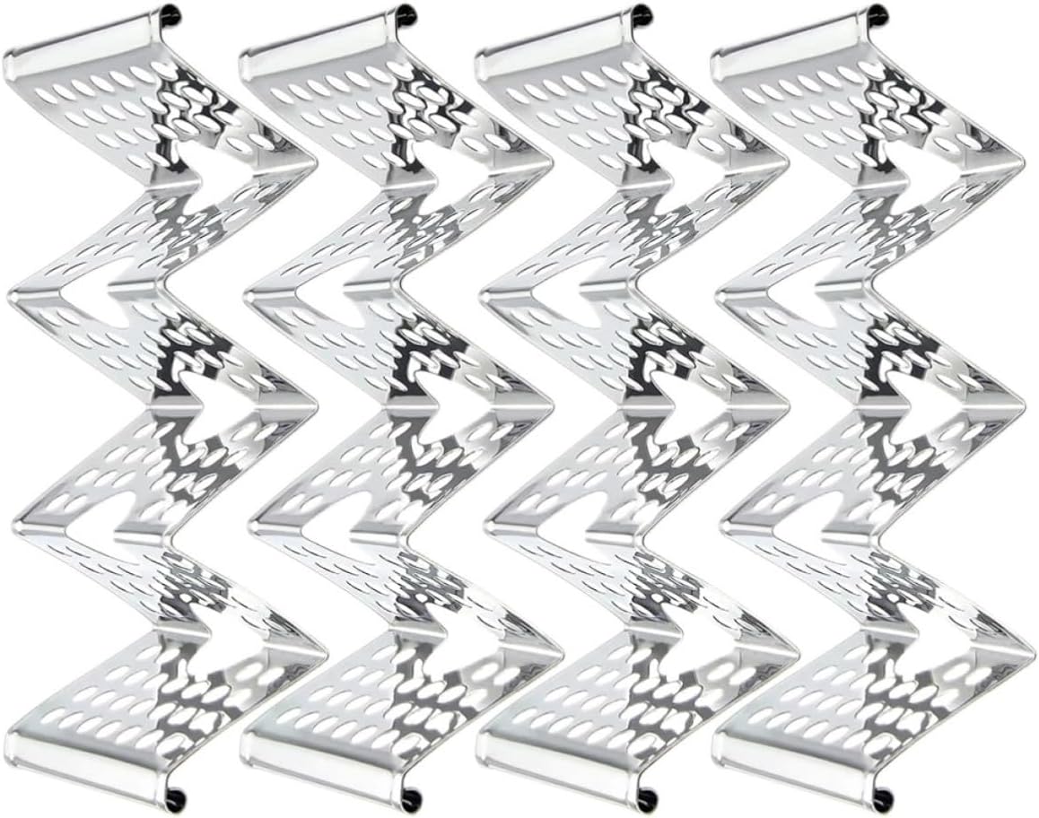 4pcs Taco Rack W Shaped for Shells Stainless Steel